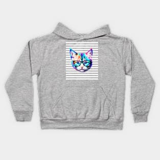 Colorful Kitty Kids Hoodie